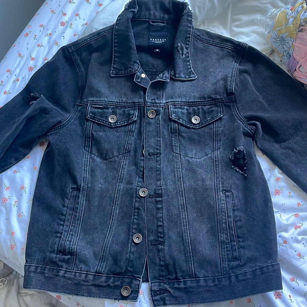 Black Jean Jacket